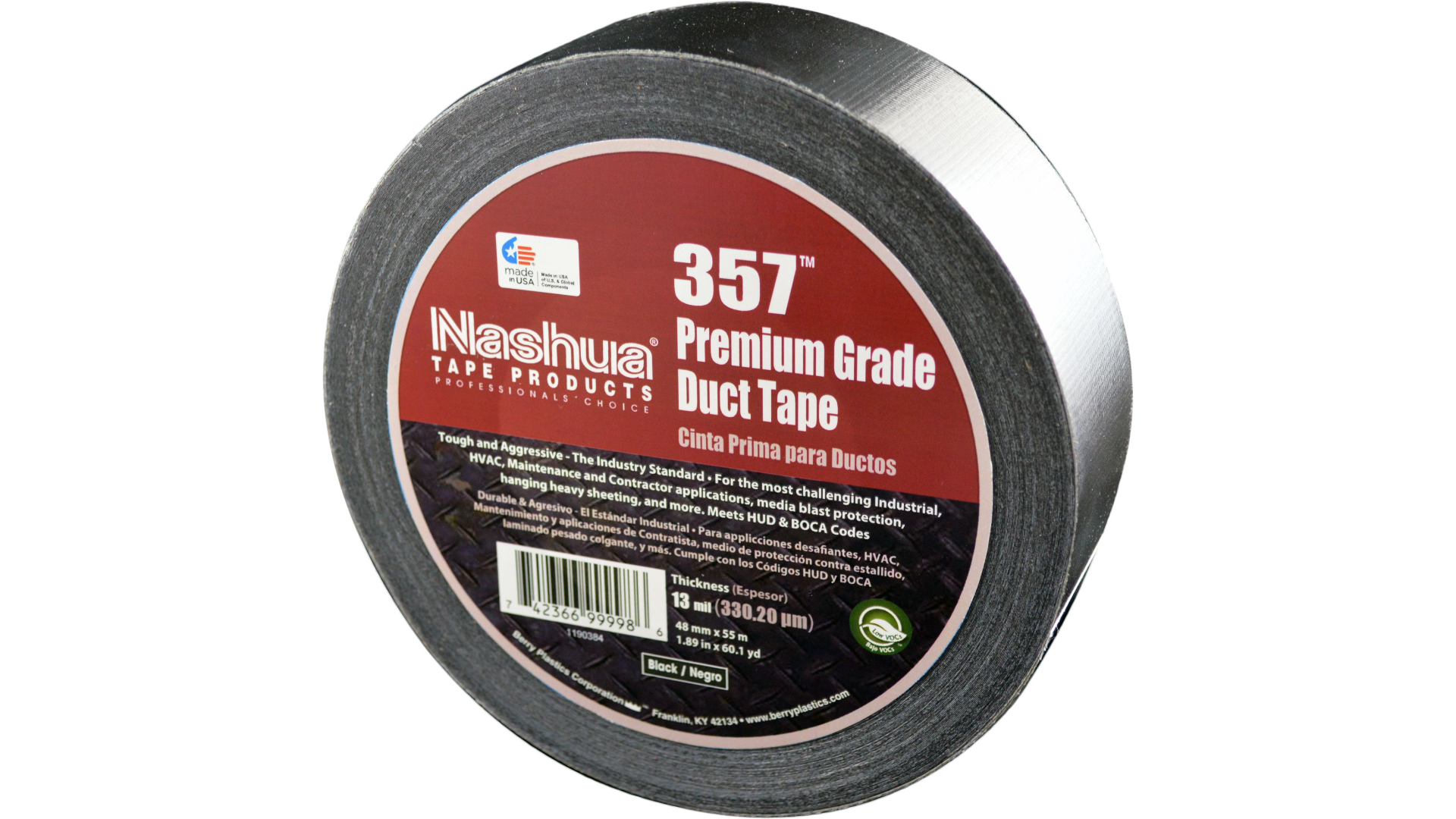 1500-2B 2 IN BLACK DUCT TAPE - Tapes